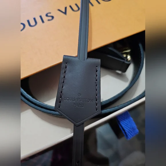 NEW LOUIS VUITTON Damier Ebene Taurillon Jersey strap - Picture 6 of 7